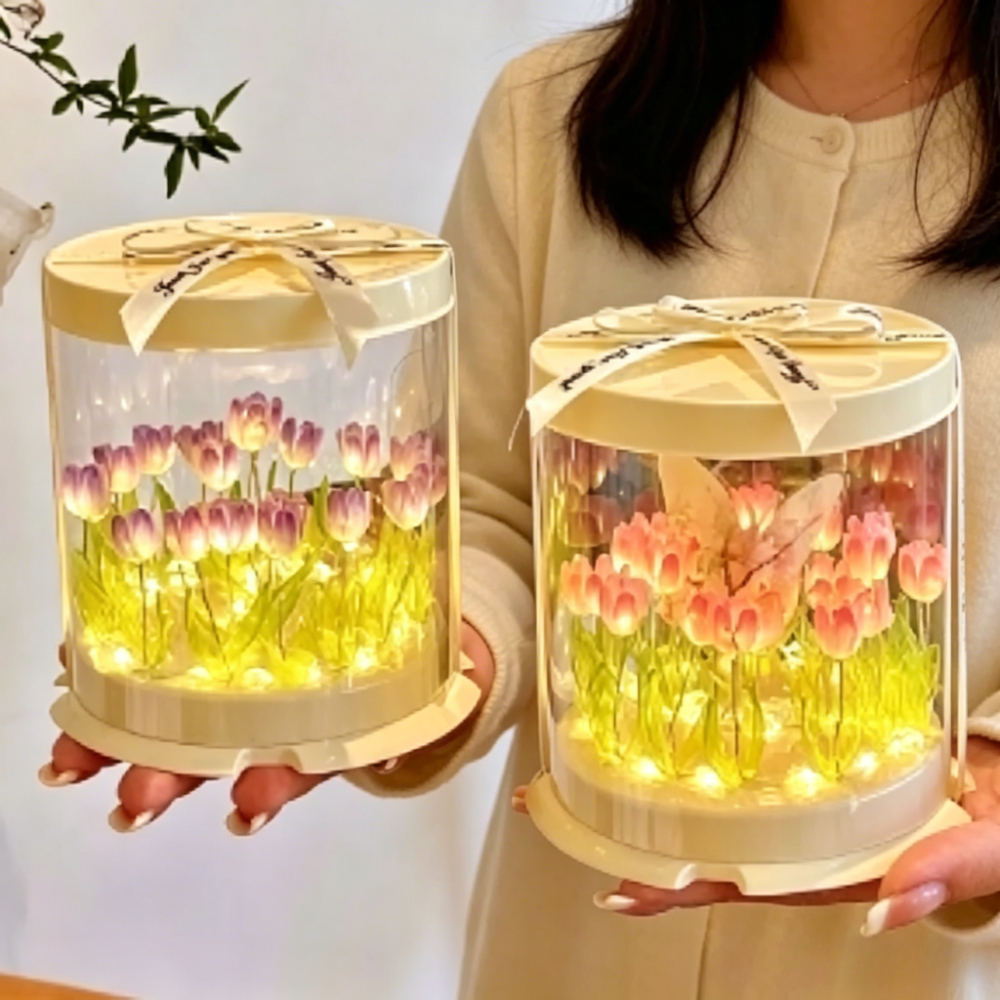 Decor Lighting Table Lamps - Tulip Lamp DIY Handmade Material Package,Simulation