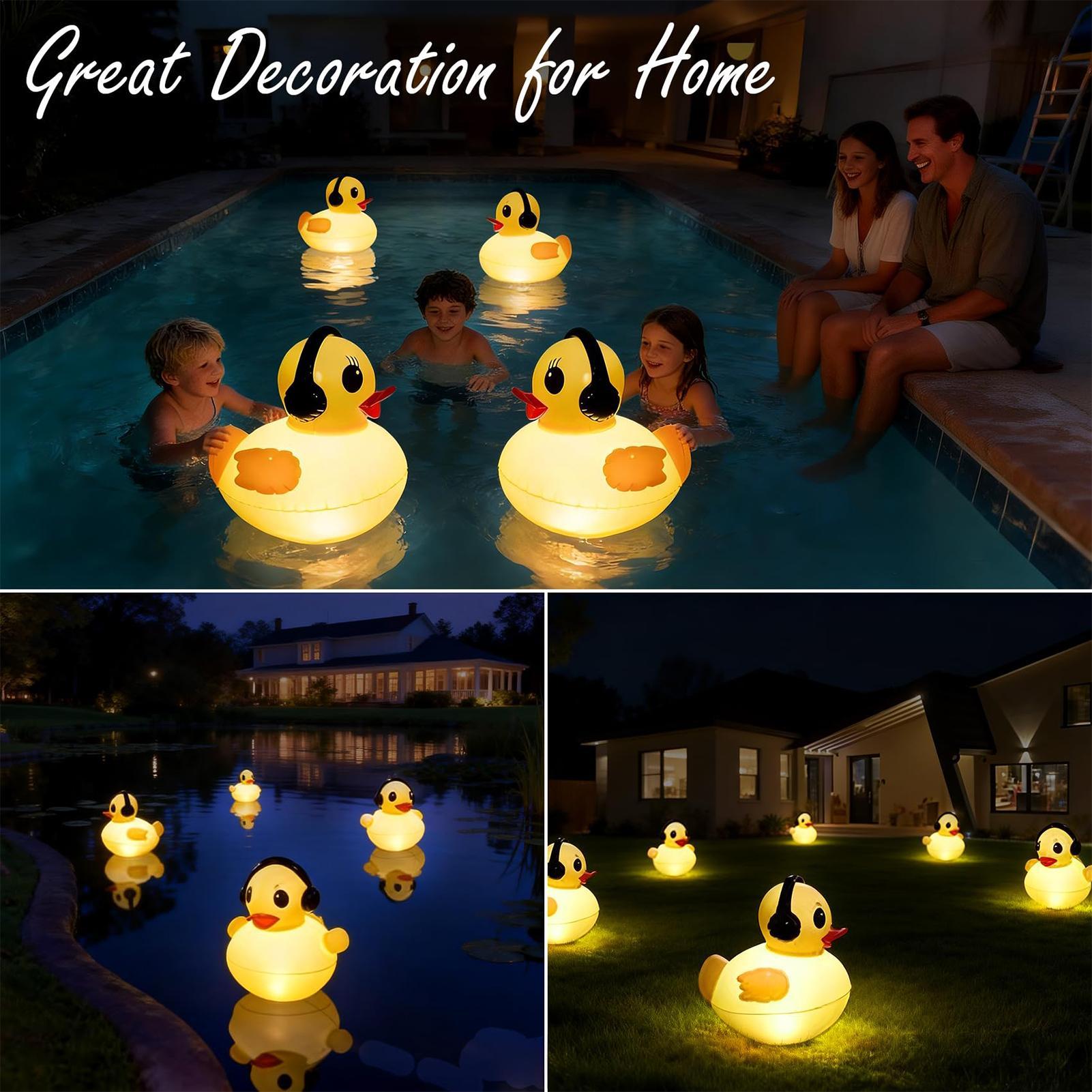 Outdoor Lighting Wedding Decor - Floating Pool Lights Automatic Inflatable Vibrant