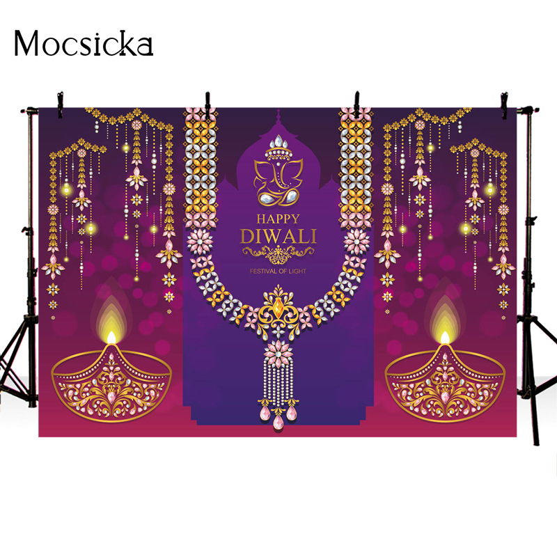 Happy Diwali Photography Backd - Lighting Decor For Diwali のレビューと価格
