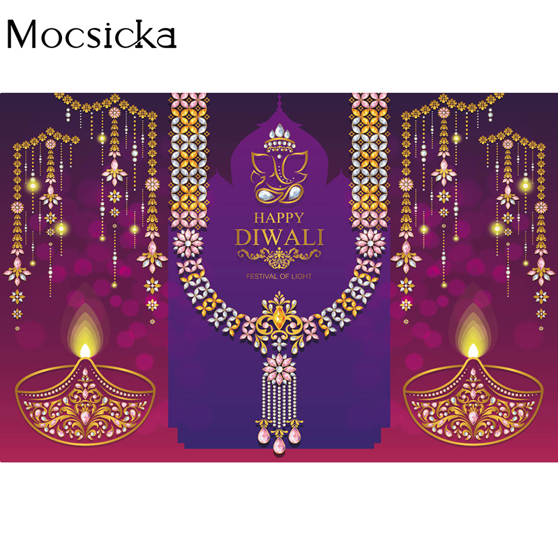 Happy Diwali Photography Backd - Lighting Decor For Diwali のレビューと価格