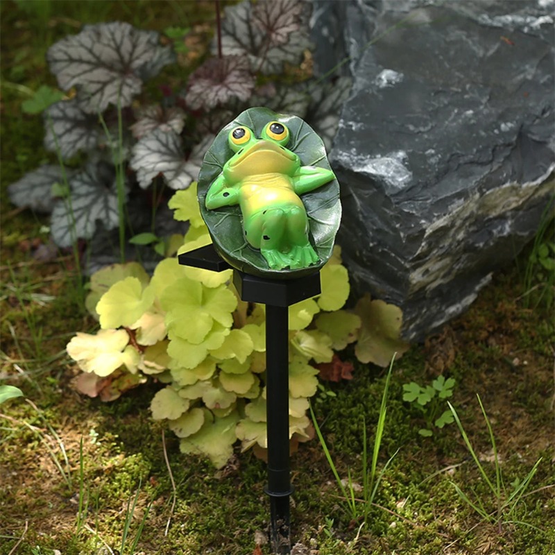 Lazy Frog Solar LED Garden Sta - Outdoor Lighting Decor Ideas のレビューと価格