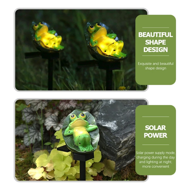 Lazy Frog Solar LED Garden Sta - Outdoor Lighting Decor Ideas のレビューと価格