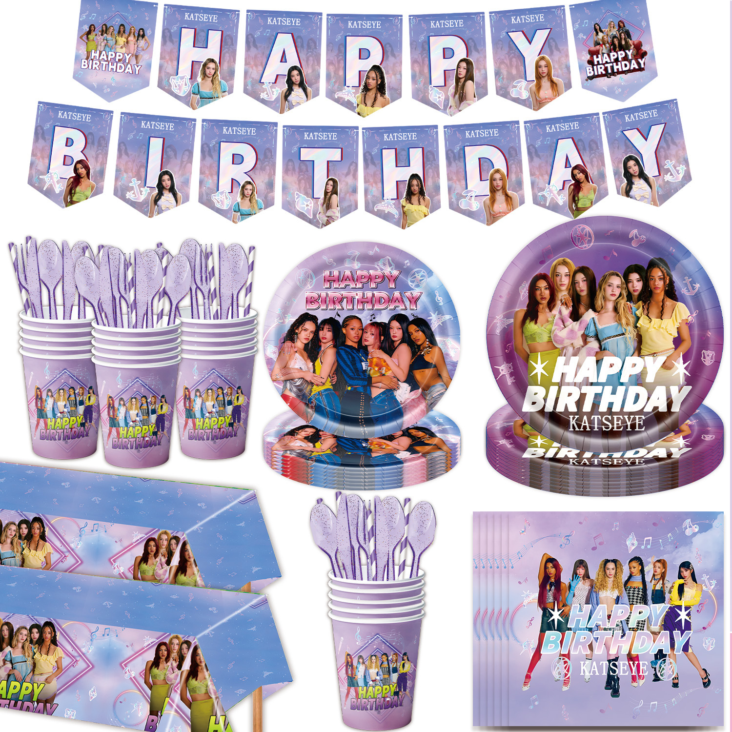 K&Katseye Idol Birthday Party  - Lighting Room Decor Items のレビューと価格