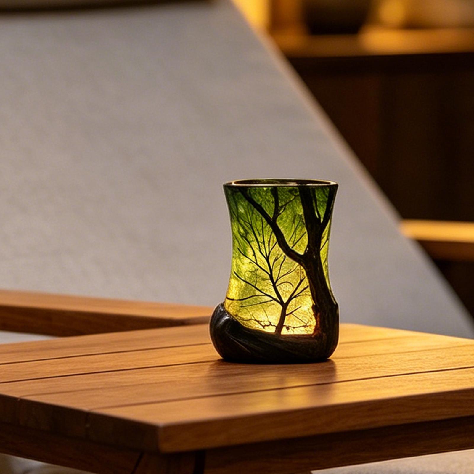 Bedside Table Lamp Forest Nigh - Lighting Decor のレビューと価格