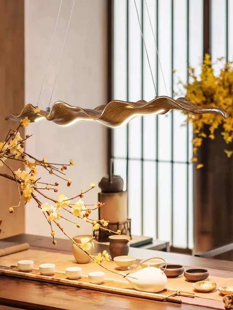 Vintage Resin Leaf Pendant Lig - Decor Lighting Fixtures のレビューと価格