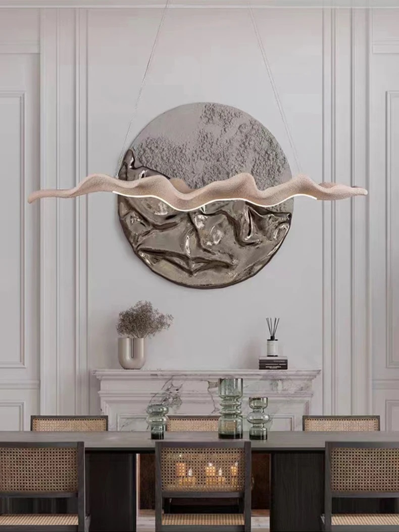 Vintage Resin Leaf Pendant Lig - Decor Lighting Fixtures のレビューと価格