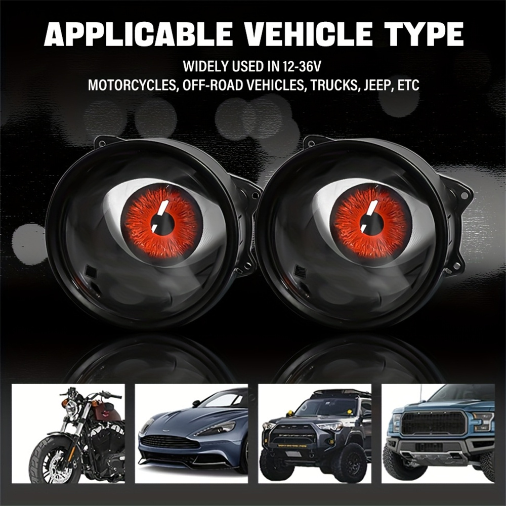  6-Mode Led Dynamic Devil Eye - Lighting Decor のレビューと価格