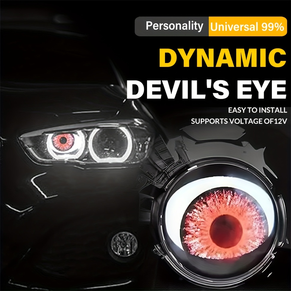  6-Mode Led Dynamic Devil Eye - Lighting Decor のレビューと価格
