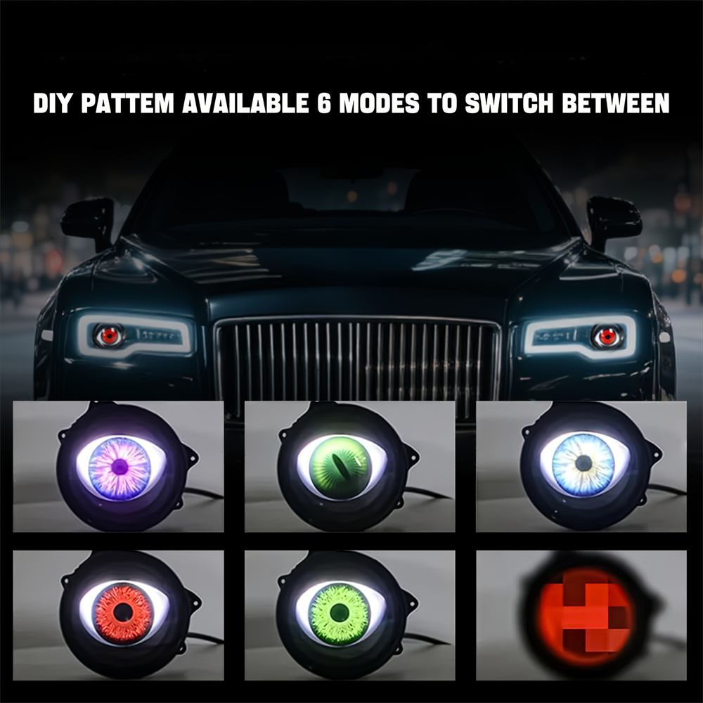  6-Mode Led Dynamic Devil Eye - Lighting Decor のレビューと価格