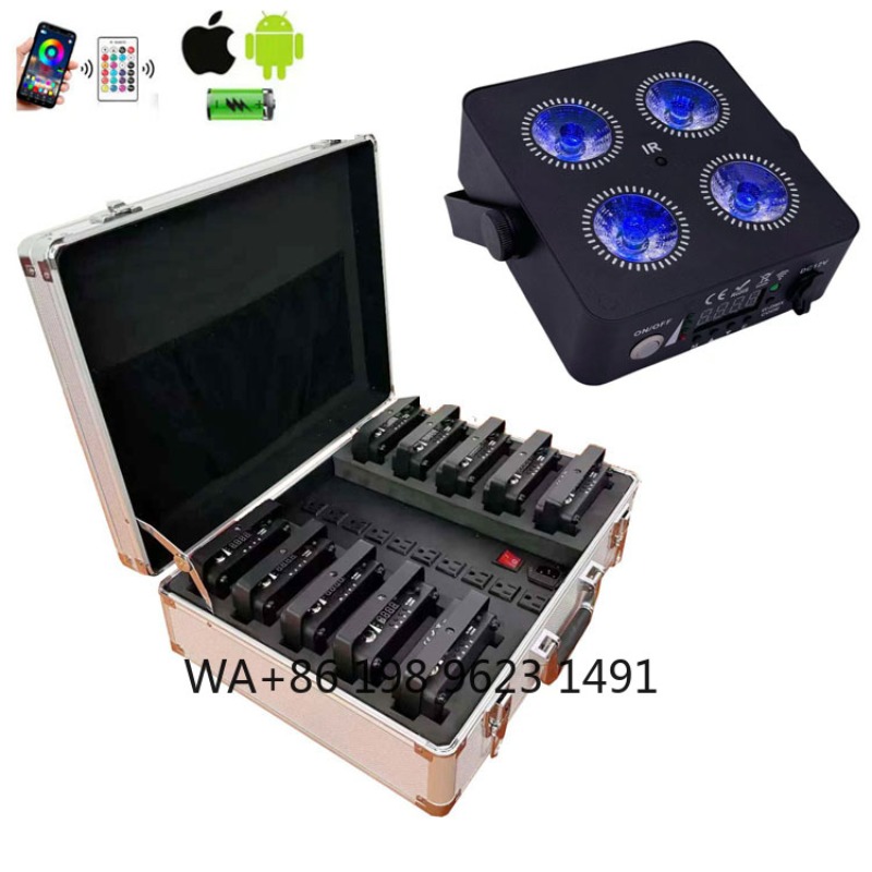 4X18W RGBWA+UV 6IN1 Mini Wirel - Wedding Lighting And Decor のレビューと価格