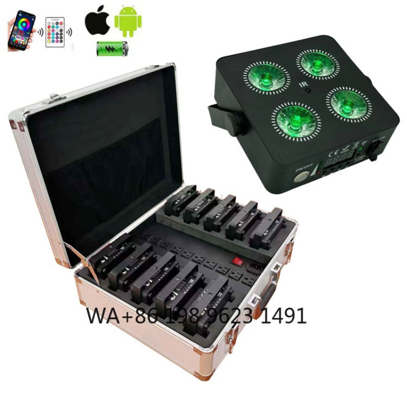 4X18W RGBWA+UV 6IN1 Mini Wirel - Wedding Lighting And Decor のレビューと価格