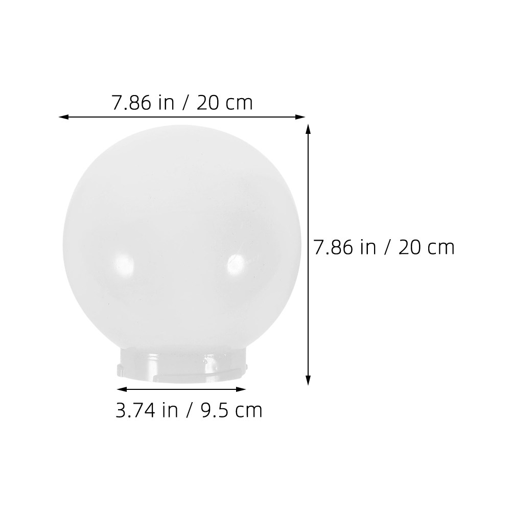 2Pcs Spherical Lampshade Acryl - Decor Lighting Fixtures のレビューと価格