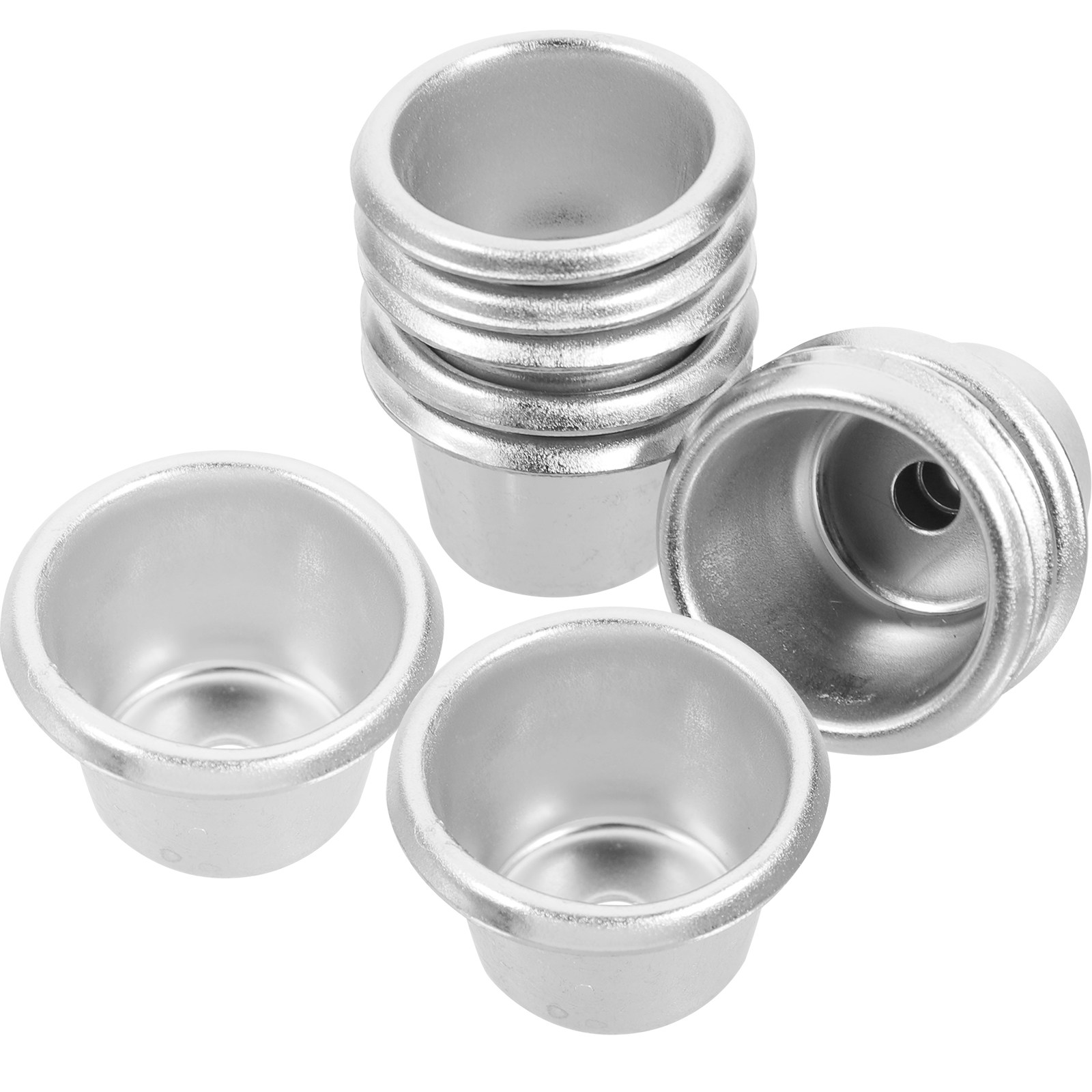 10Pcs Metal Cup Set Iron Holde - Candle Holder Set のレビューと価格
