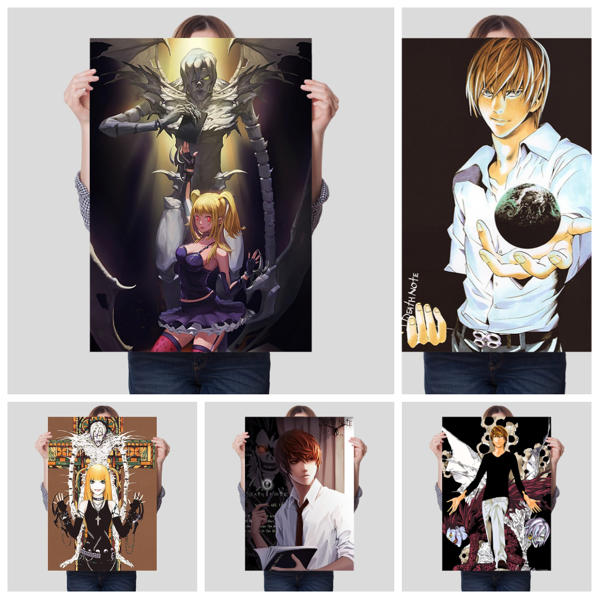 Death Note Unframed Canvas Pri - Lighting Room Decor Items のレビューと価格