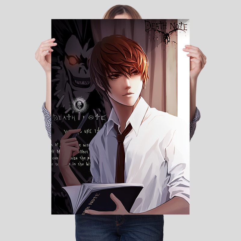 Death Note Unframed Canvas Pri - Lighting Room Decor Items のレビューと価格