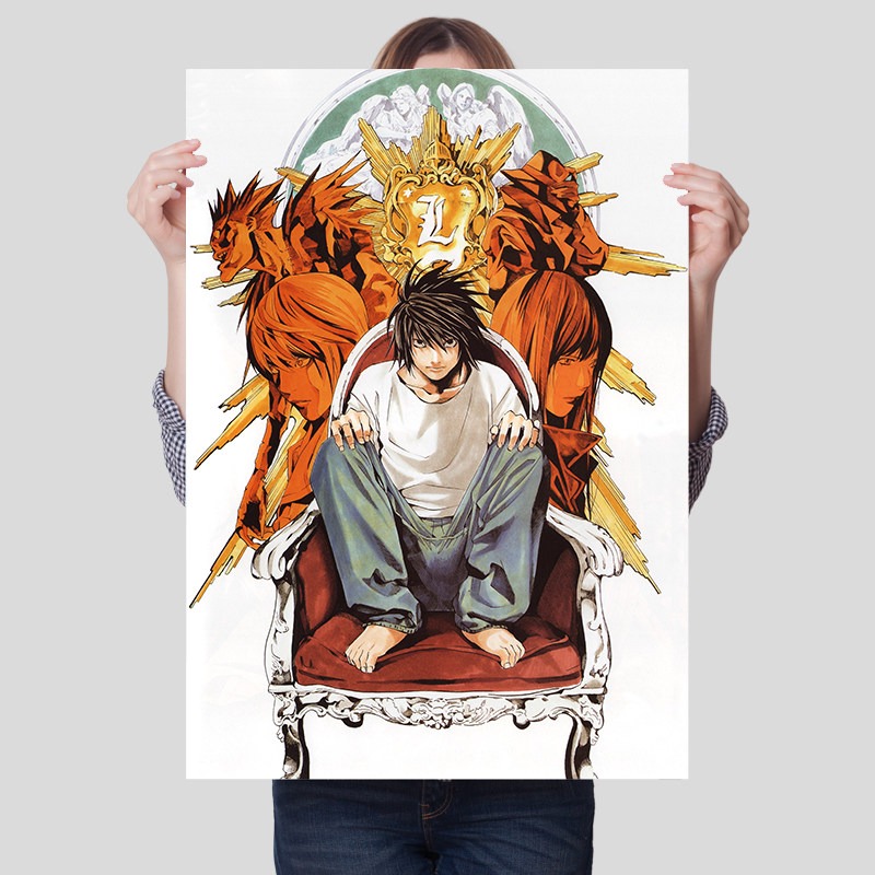 Death Note Unframed Canvas Pri - Lighting Room Decor Items のレビューと価格
