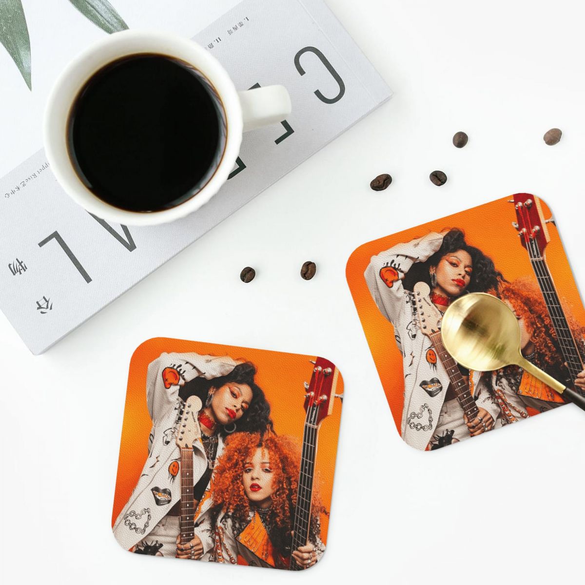 Nova Twins Coasters PVC Leathe - Nova Decor & Lighting Juletrelys のレビューと価格
