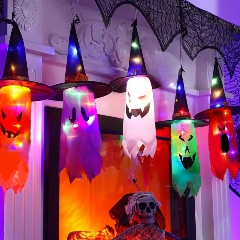 1PC Halloween Witch Hat Colorf - Lighting Decor のレビューと価格