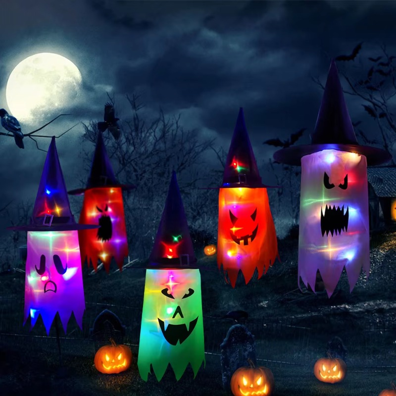 1PC Halloween Witch Hat Colorf - Lighting Decor のレビューと価格