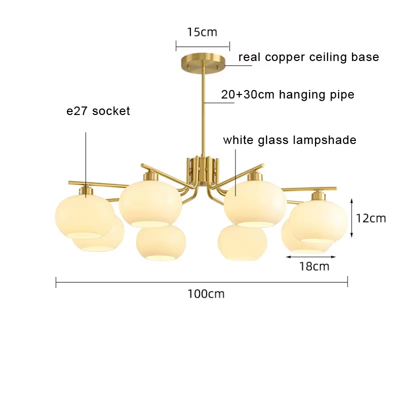 Modern Real Copper Glass Ball  - Decor Lighting Fixtures のレビューと価格