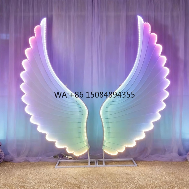 Glowing Angel Wings Light Prop - Wedding Lighting And Decor のレビューと価格