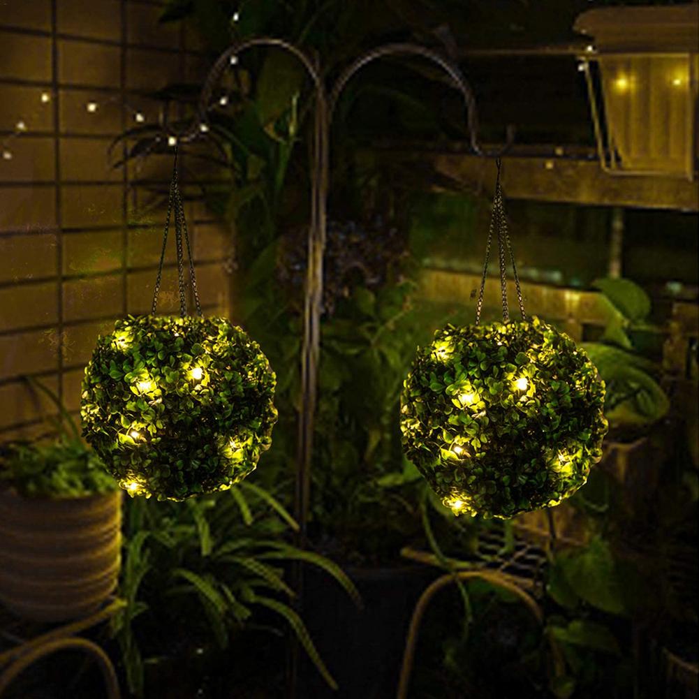 Artificial Plant Topiary Ball  - Outdoor Lighting Wedding Decor のレビューと価格