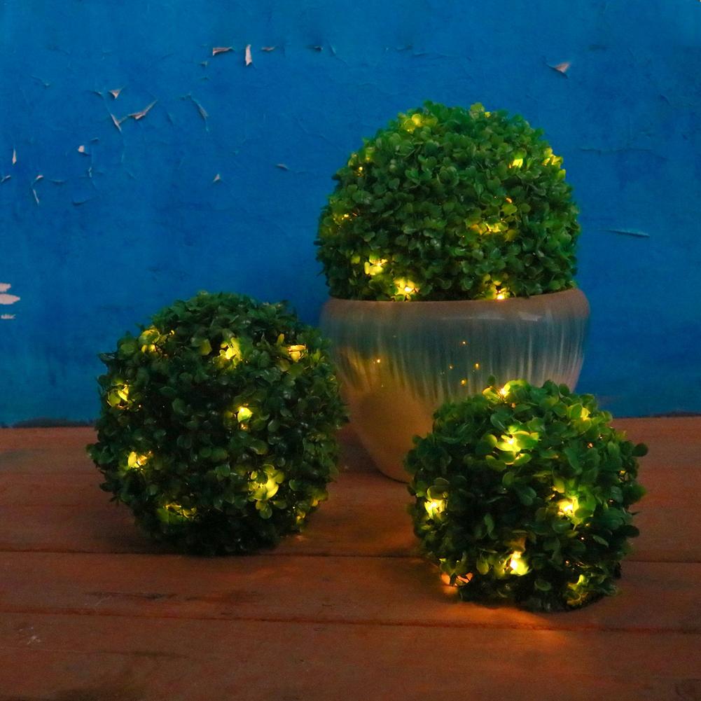 Artificial Plant Topiary Ball  - Outdoor Lighting Wedding Decor のレビューと価格