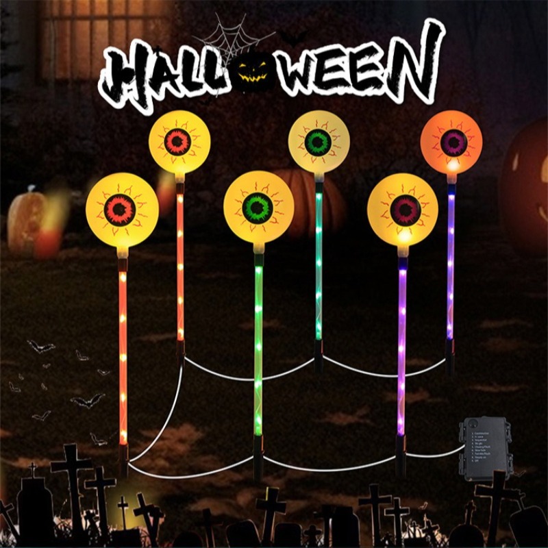 LED Solar Halloween Eyeball St - Outdoor Lighting Decor Ideas のレビューと価格