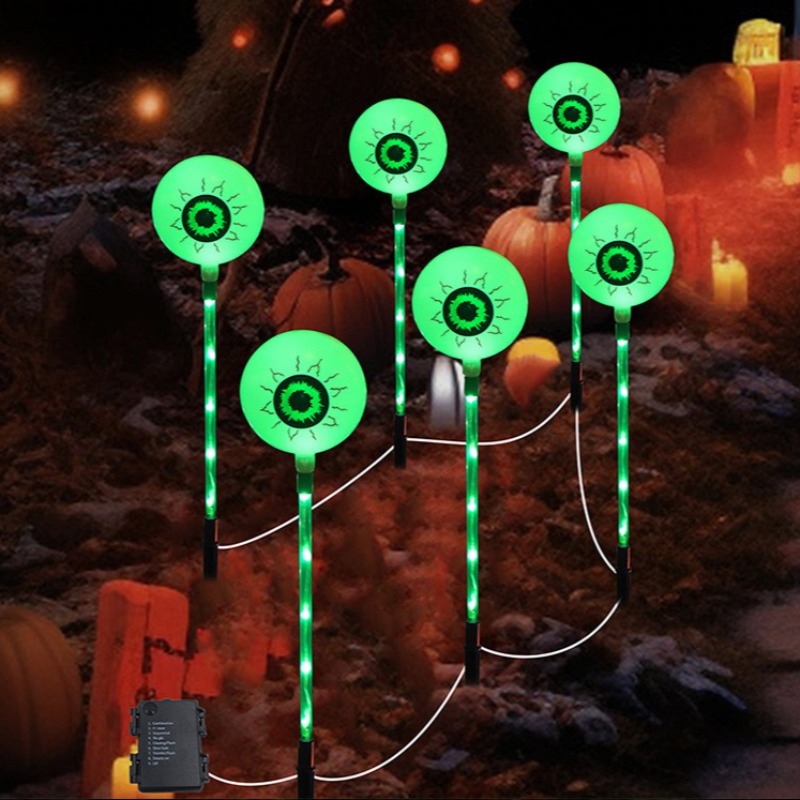 LED Solar Halloween Eyeball St - Outdoor Lighting Decor Ideas のレビューと価格