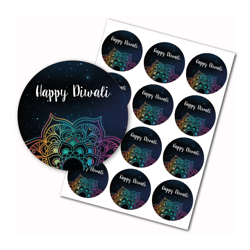 Happy Diwali stickers Indian F - Lighting Decor For Diwali のレビューと価格