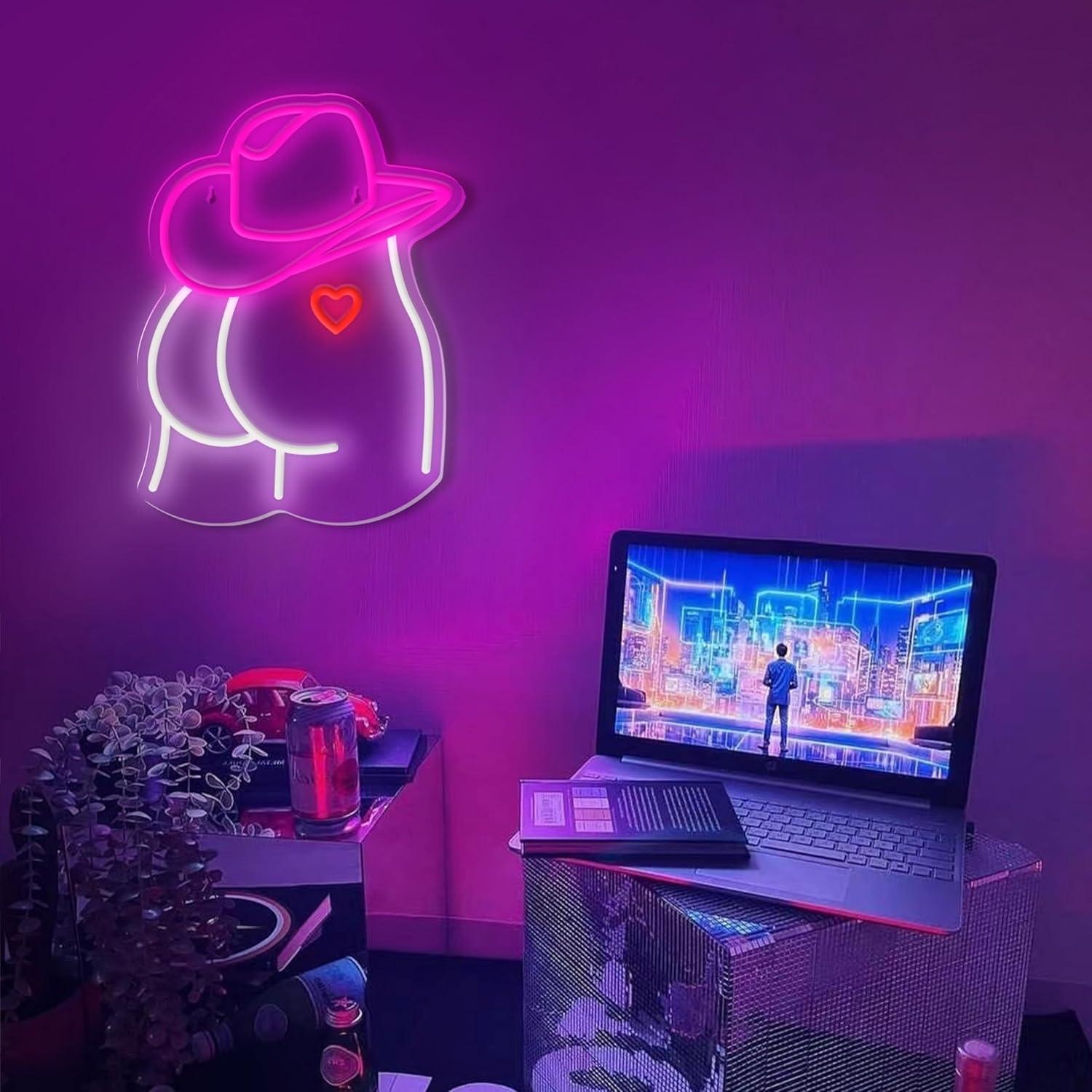 Cowgirl Neon Sign Dimmable LED - Wedding Lighting And Decor のレビューと価格