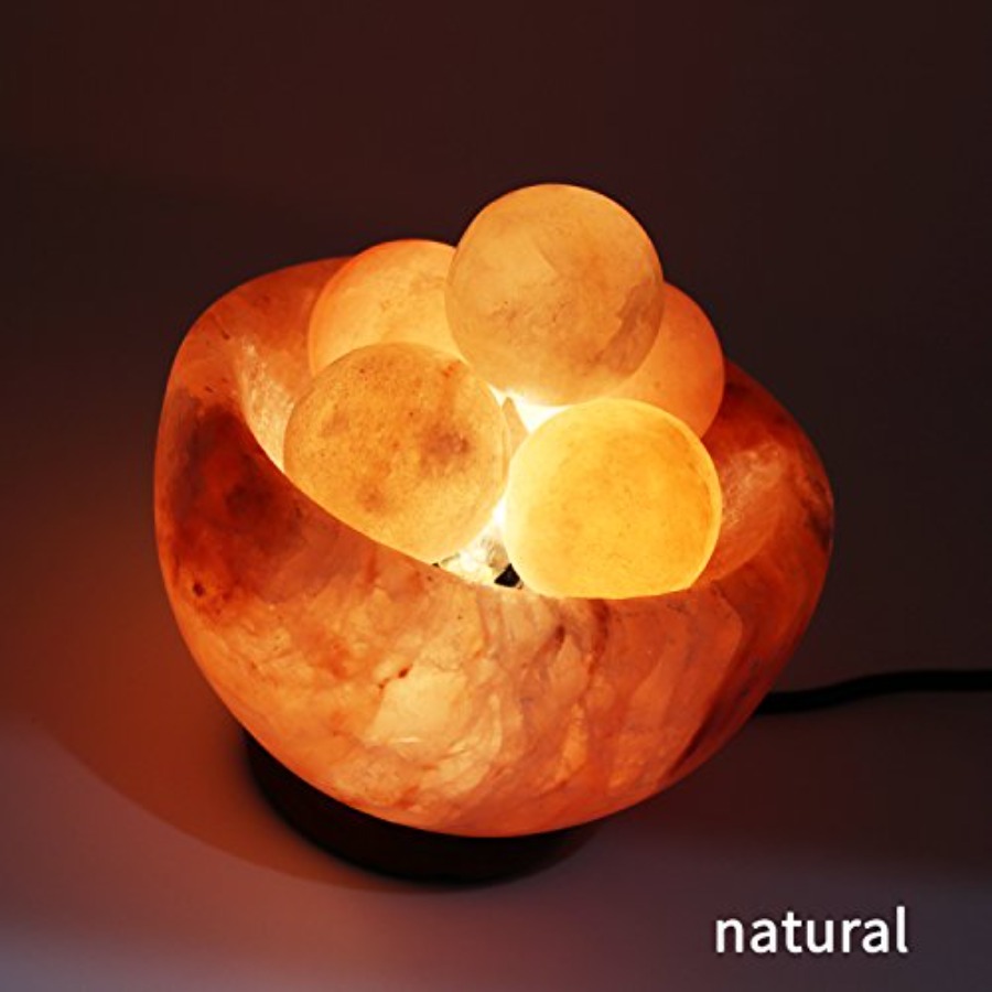 Himalayan Salt Lamp with 6 Him - Himalayan Salt Lamp のレビューと価格