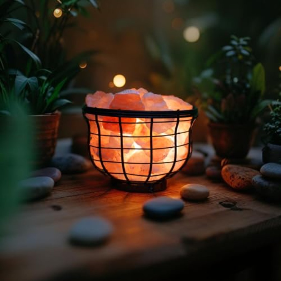 NB Himalayan Pink Salt Metal L - Himalayan Salt Lamp のレビューと価格
