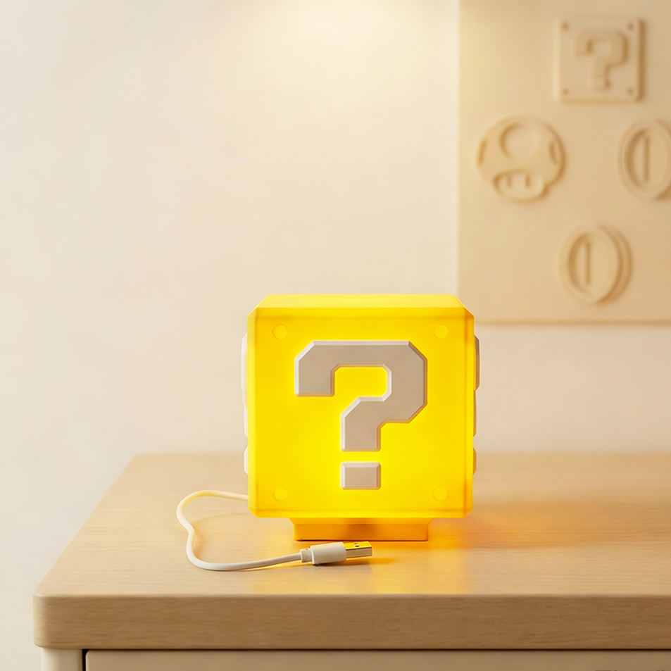2026Question Block Lamp with S - Lighting Room Decor Items のレビューと価格