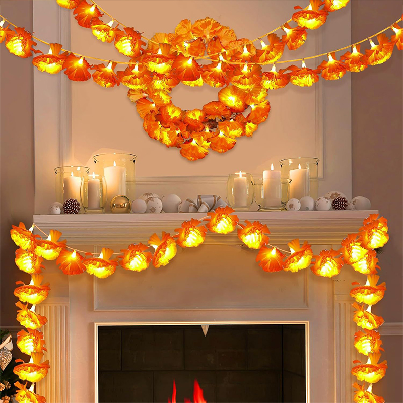Mexican Marigold Artificial Fl - Lighting Decor For Diwali のレビューと価格