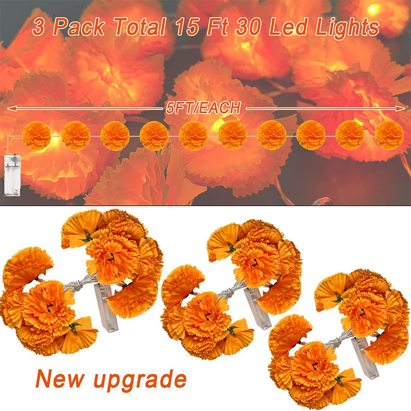 Mexican Marigold Artificial Fl - Lighting Decor For Diwali のレビューと価格