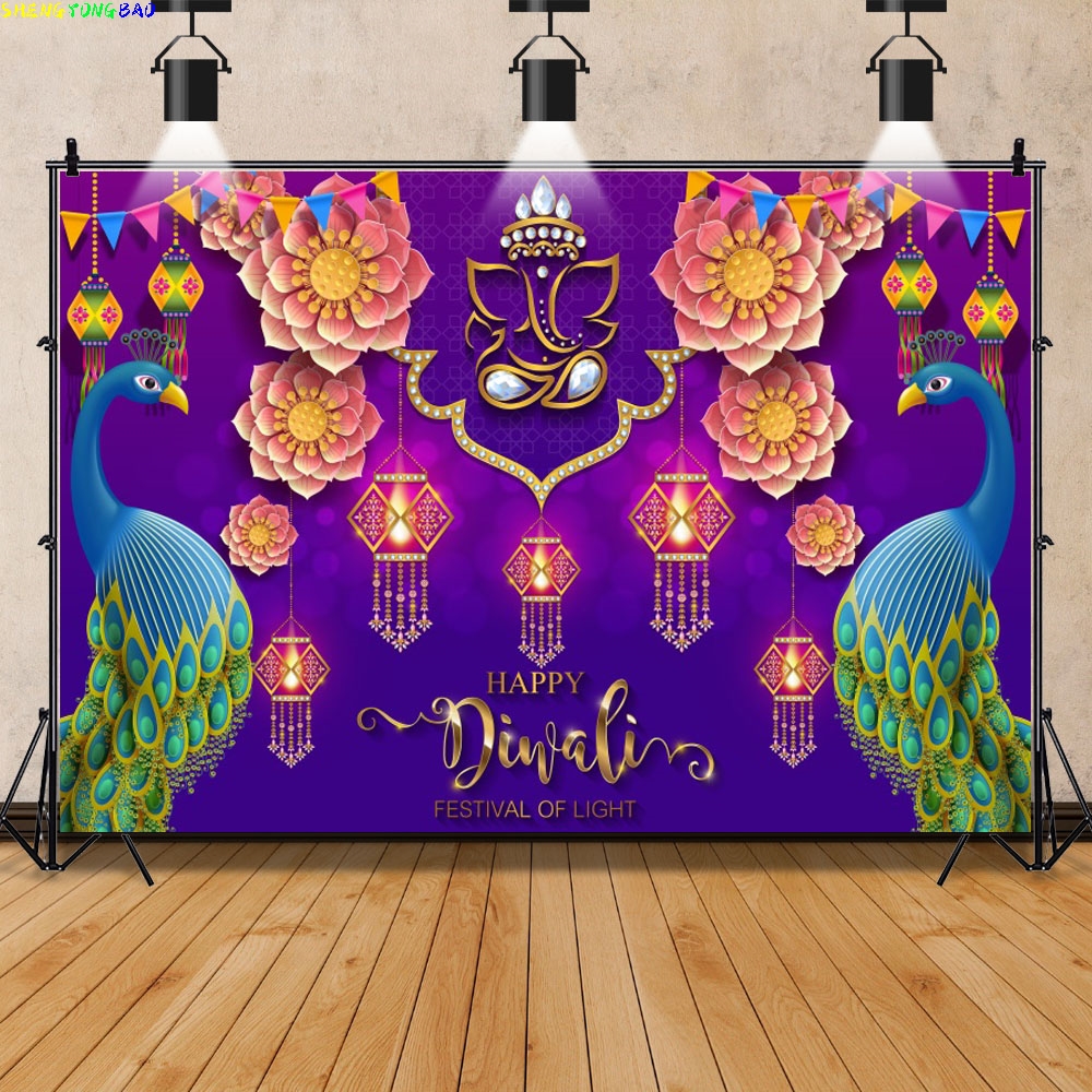 Happy Diwali Backdrop India Fe - Lighting Decor For Diwali のレビューと価格