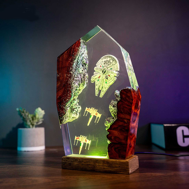 Table Resin Lamp Universe War  - Wedding Lighting And Decor のレビューと価格