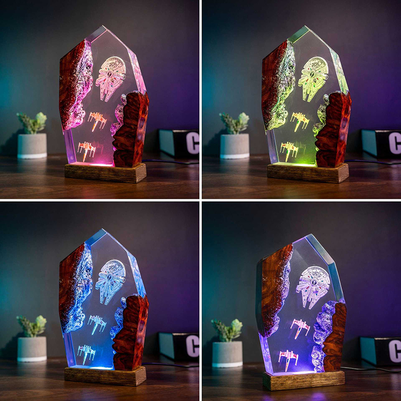 Table Resin Lamp Universe War  - Wedding Lighting And Decor のレビューと価格