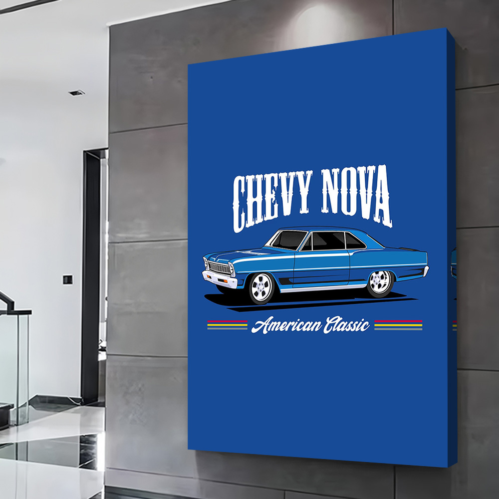 Chevy Nova Classic Cars Printi - Nova Decor & Lighting Juletrelys のレビューと価格
