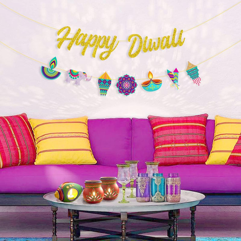 Diwali Party Decorations Happy - Lighting Decor For Diwali のレビューと価格