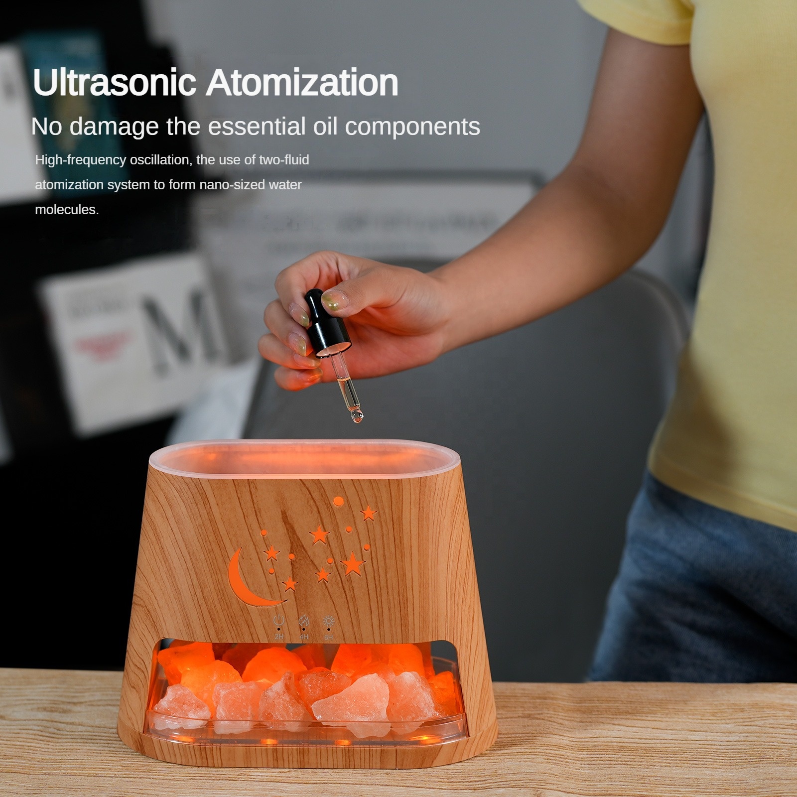 250ML Aromatherapy Essential O - Himalayan Salt Lamp のレビューと価格