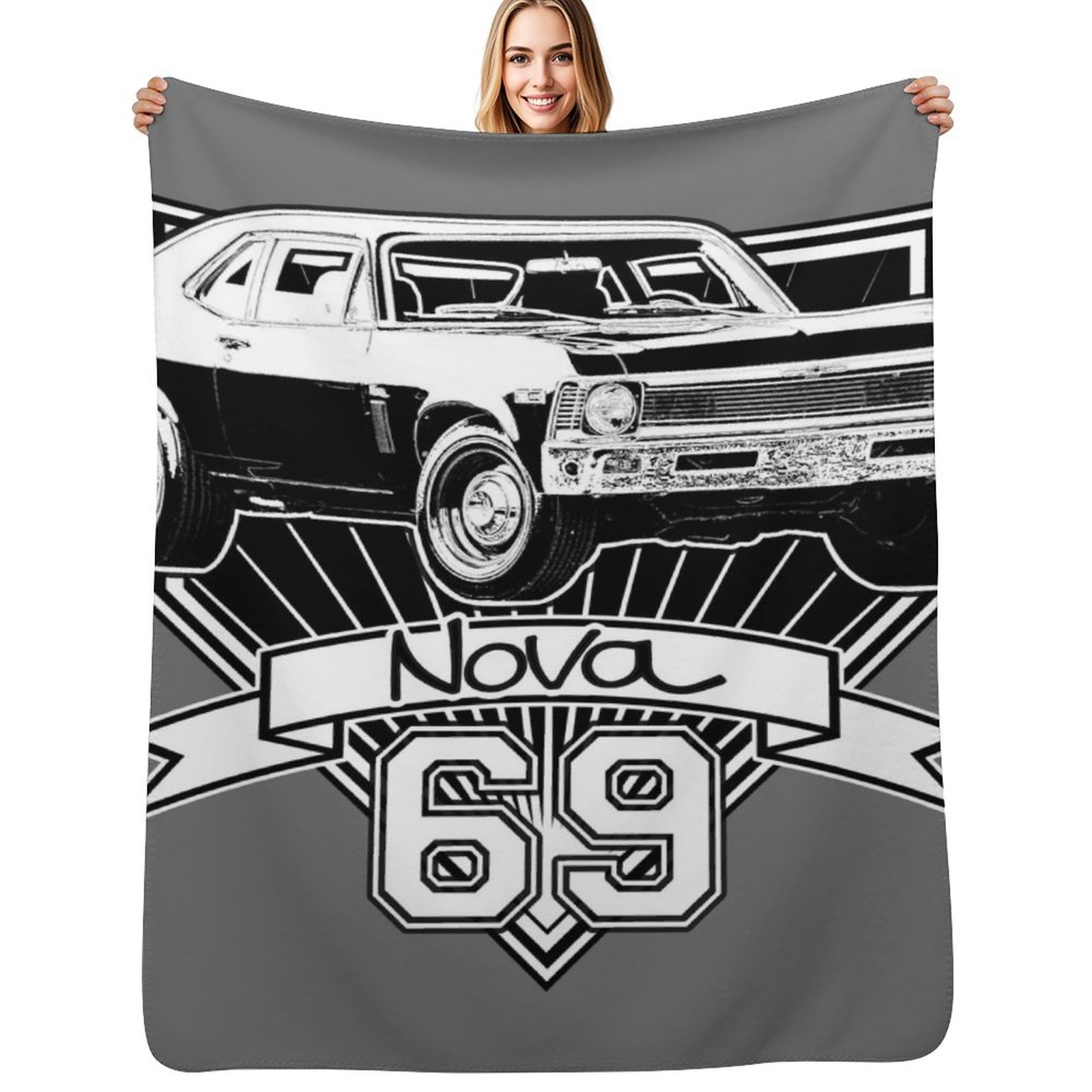 1969 Nova Throw Blanket Soft H - Nova Decor & Lighting Juletrelys のレビューと価格