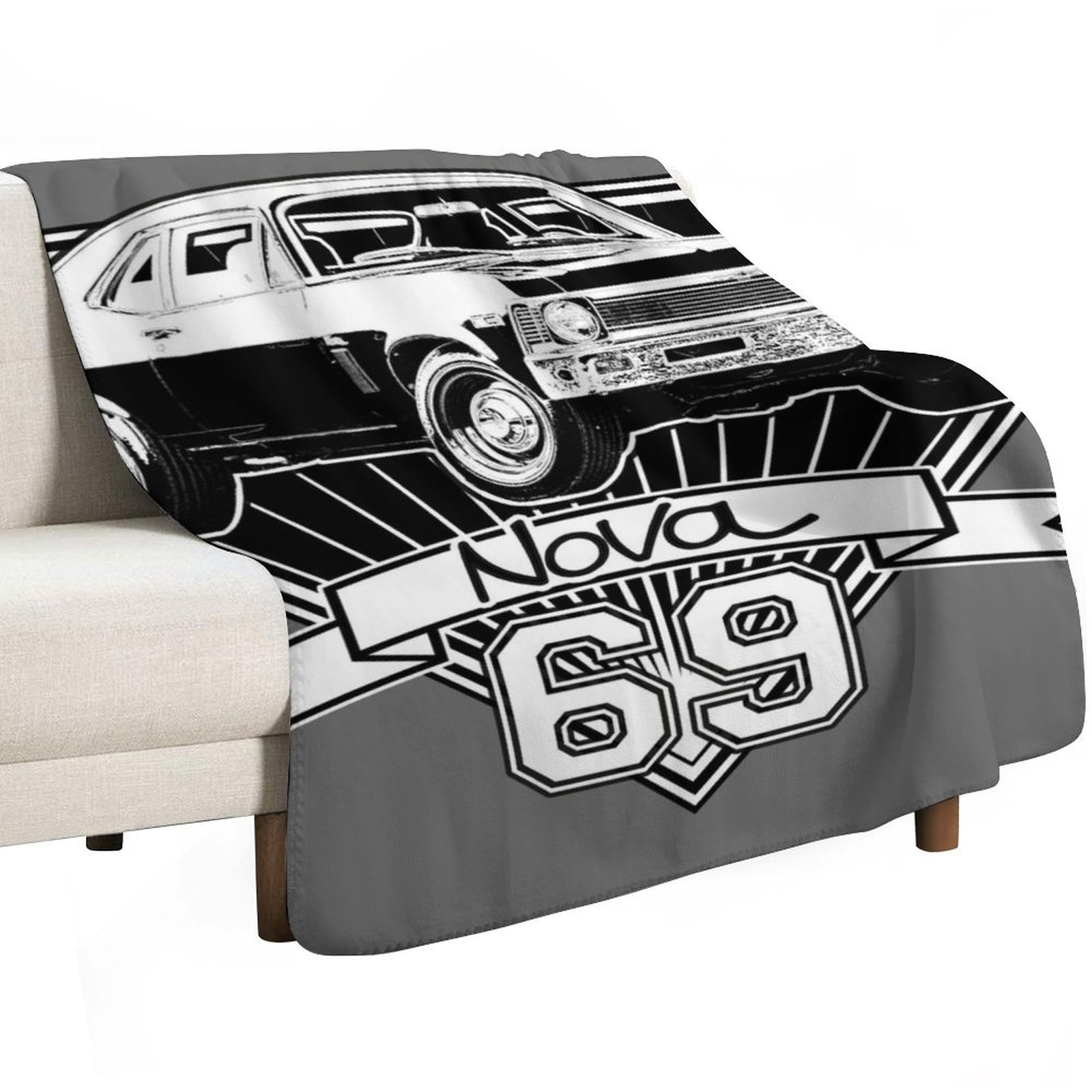 1969 Nova Throw Blanket Soft H - Nova Decor & Lighting Juletrelys のレビューと価格