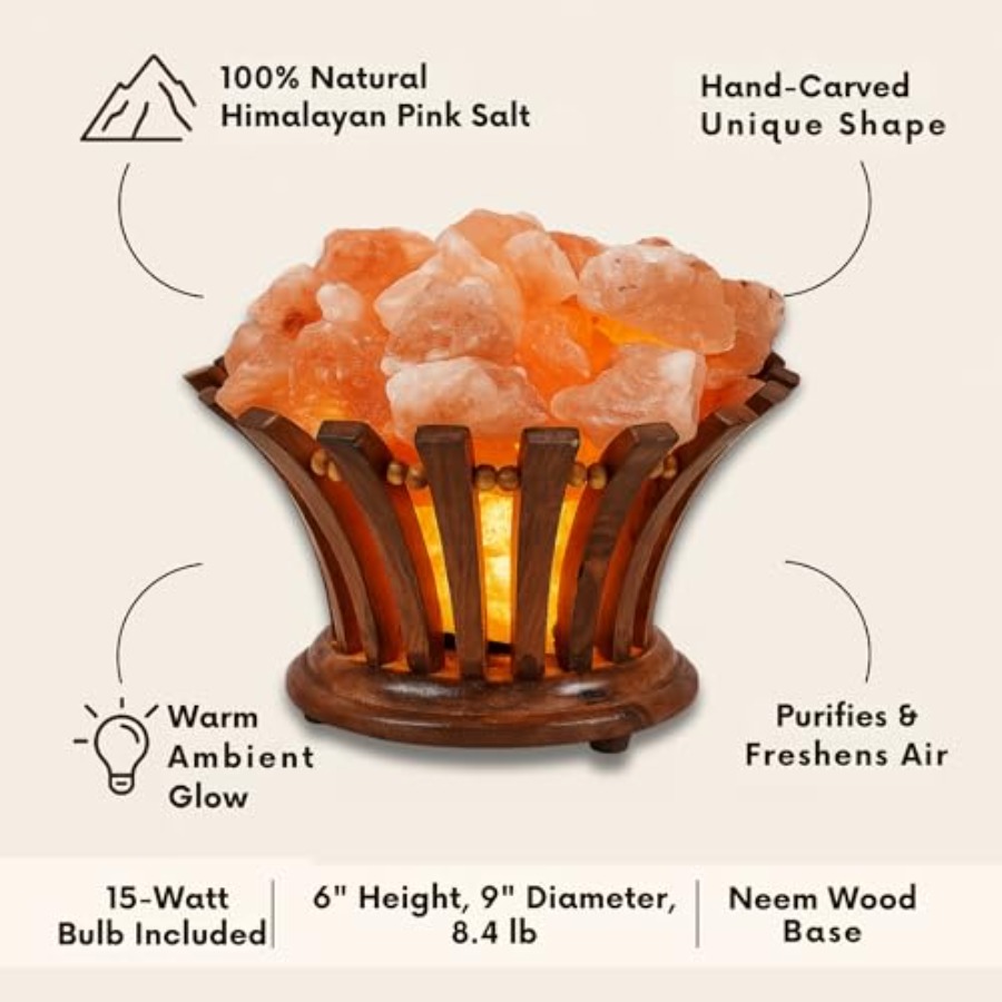Himalayan Salt Lamp Basket Sal - Himalayan Salt Lamp のレビューと価格