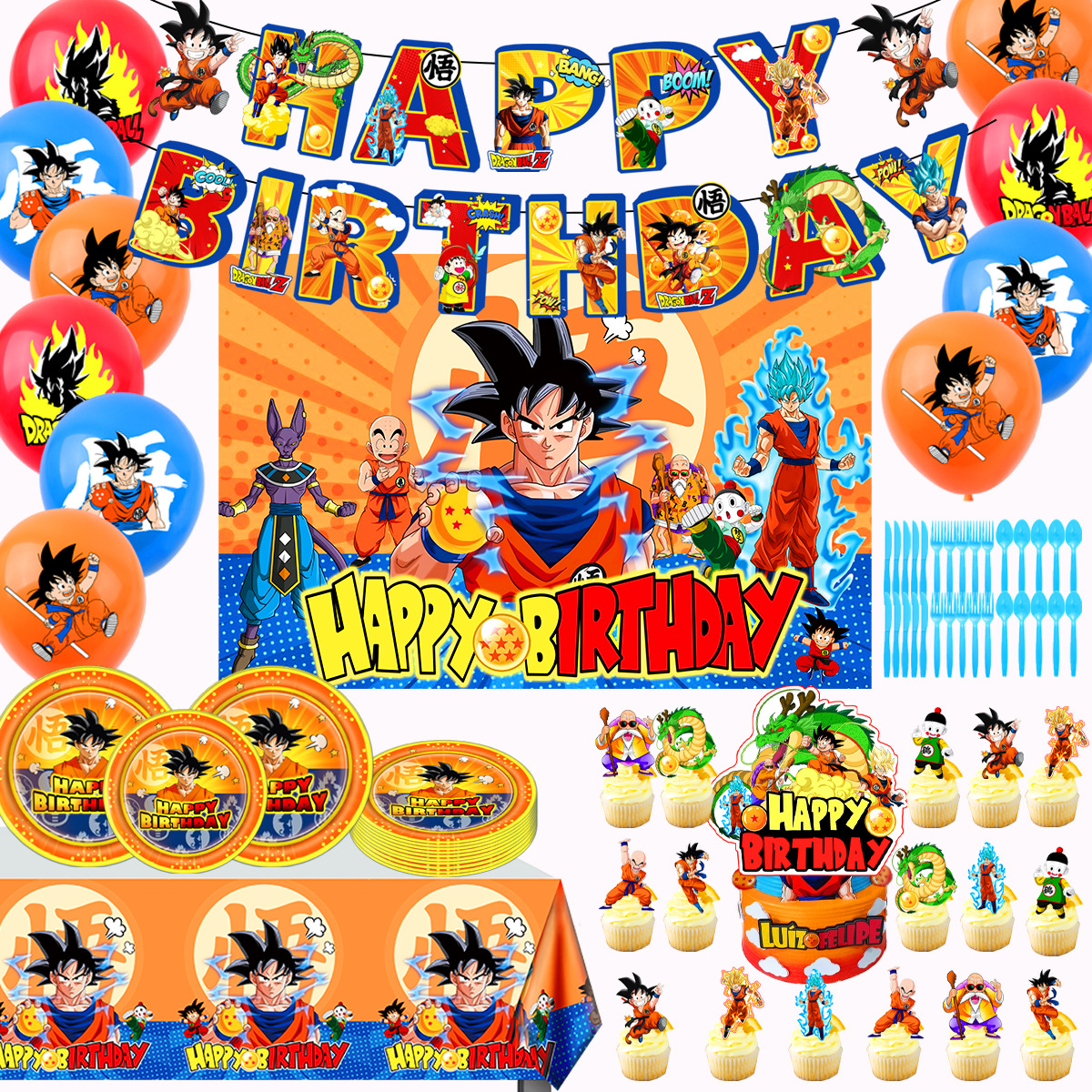 Dragon Ball Theme Party Suppli - Lighting Room Decor Items のレビューと価格