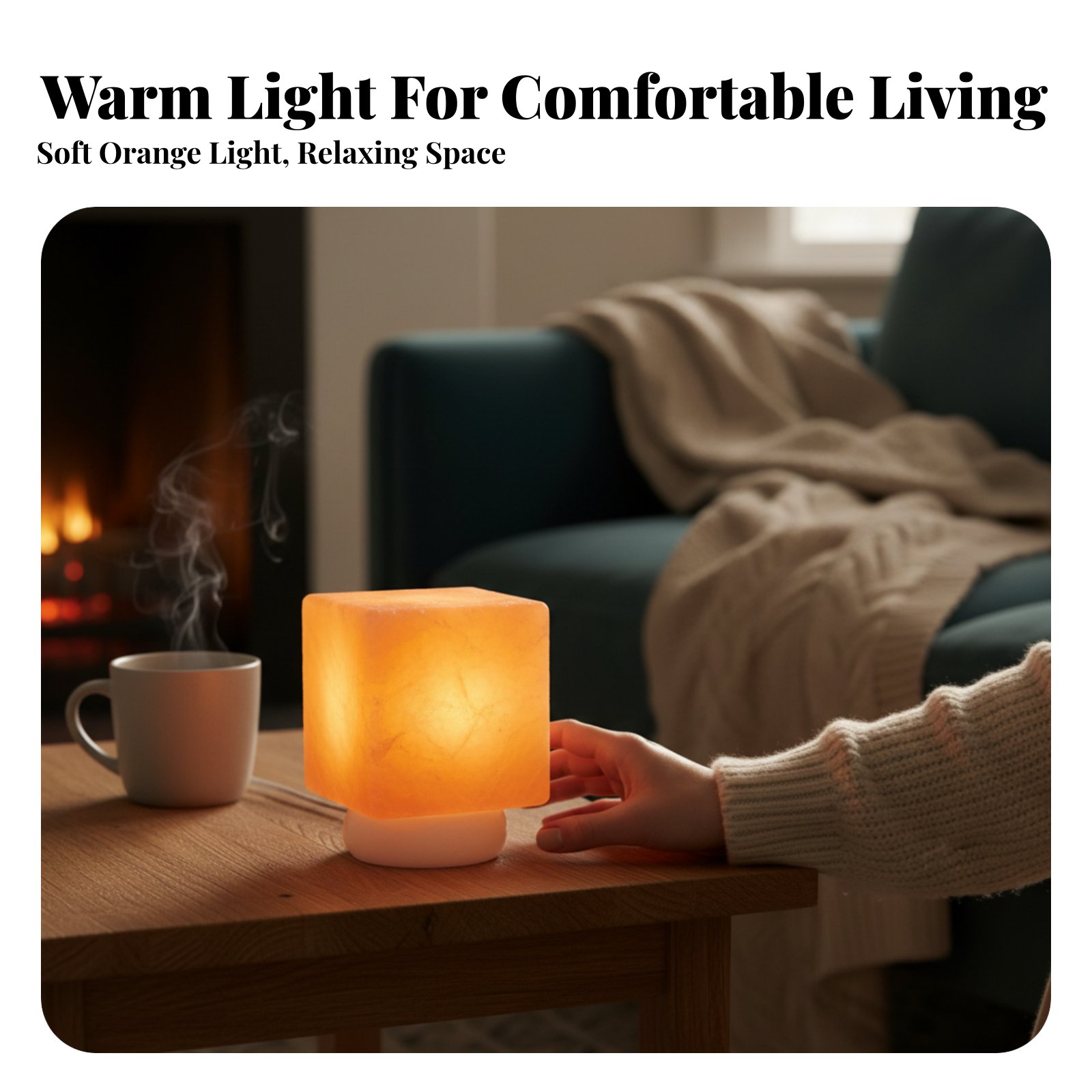 Square Crystal Salt Light, Him - Himalayan Salt Lamp のレビューと価格