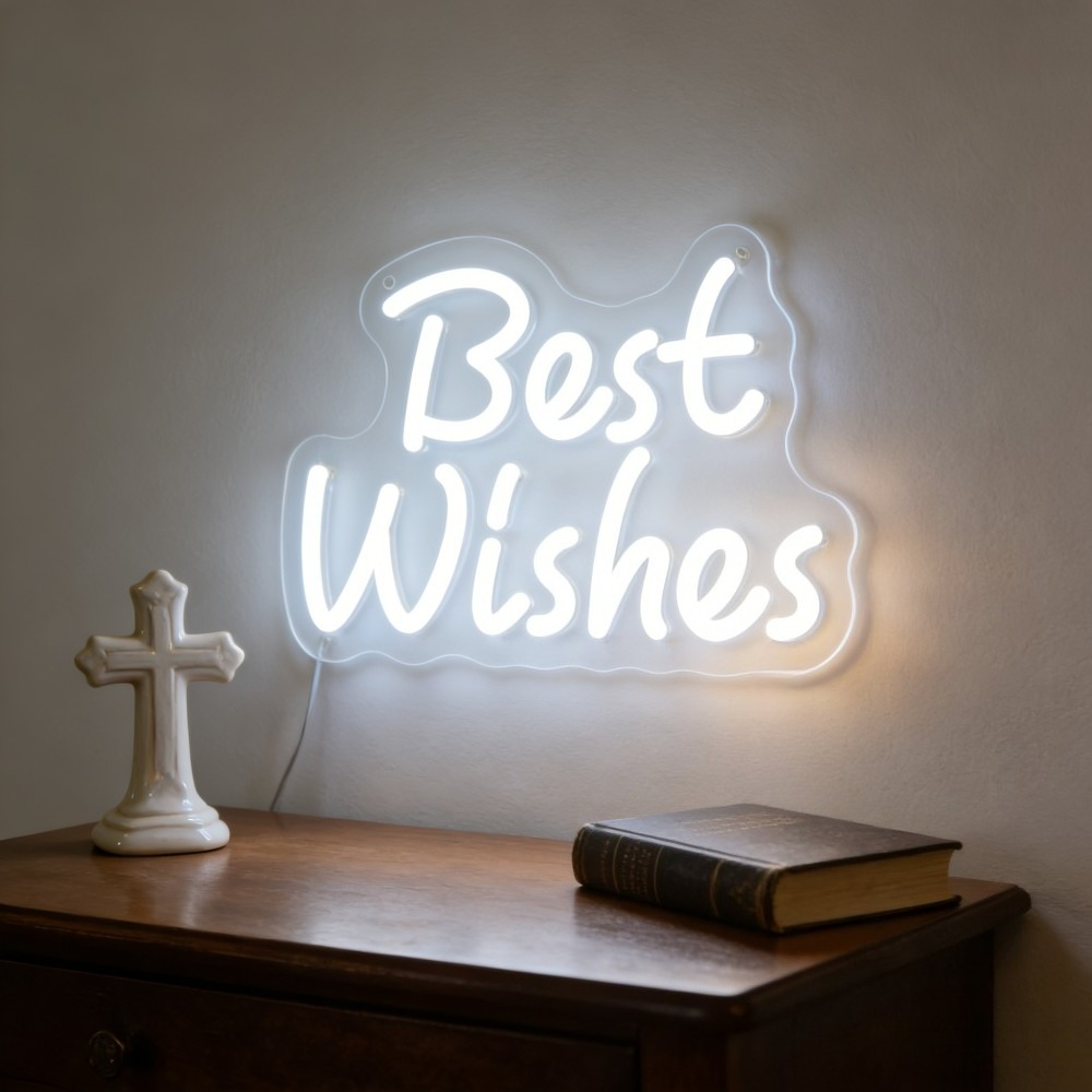 Best Wishes Dimmable LED Neon  - Outdoor Lighting Decor Ideas のレビューと価格
