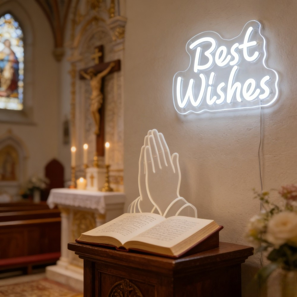Best Wishes Dimmable LED Neon  - Outdoor Lighting Decor Ideas のレビューと価格