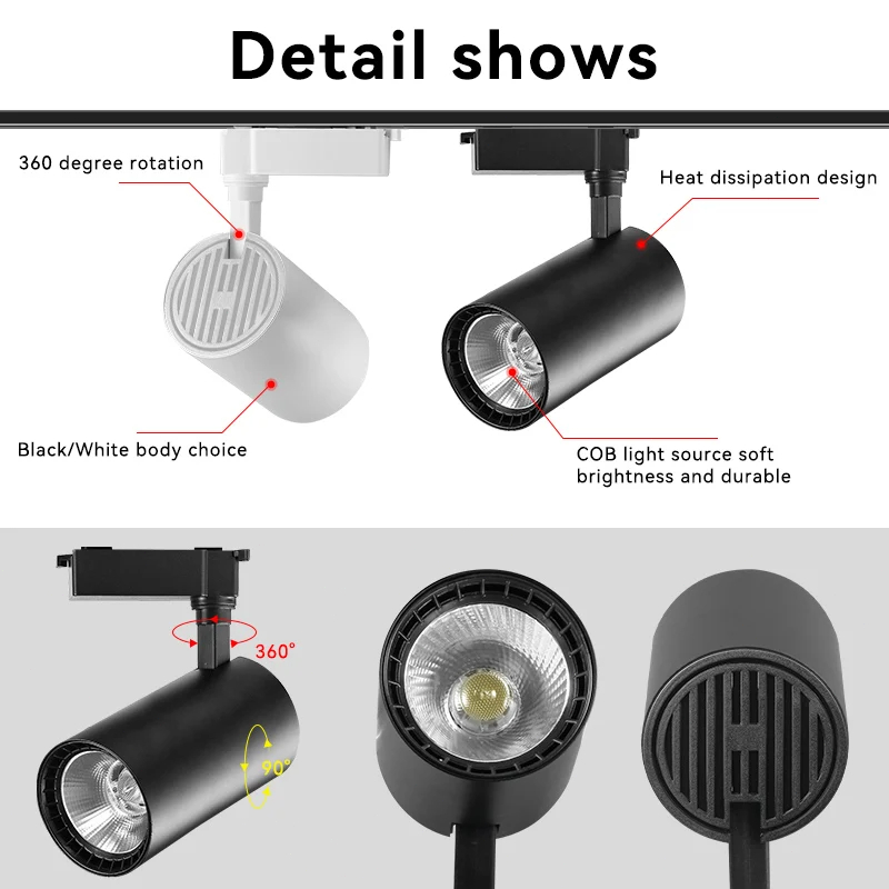 Set LED Track Light 110v 220v  - Decor Lighting Fixtures のレビューと価格
